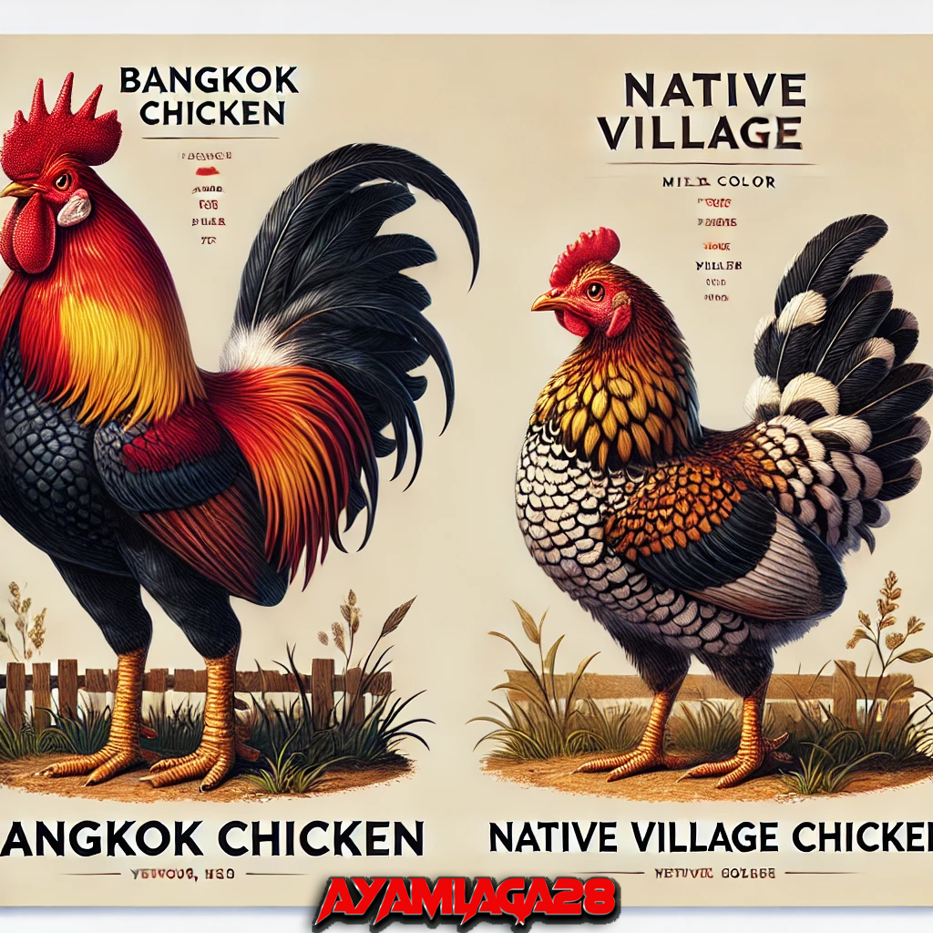 Ayam Bangkok dan Ayam Kampung